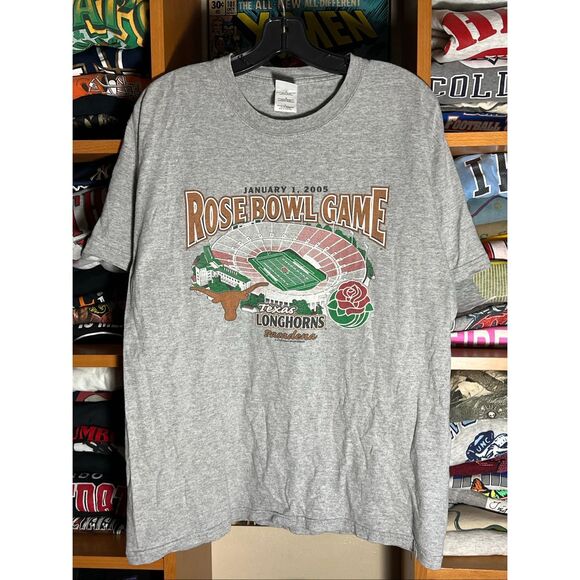 Vintage Y2K Texas Longhorns 2005 Rosebowl Stadium Tee - Picture 1 of 4